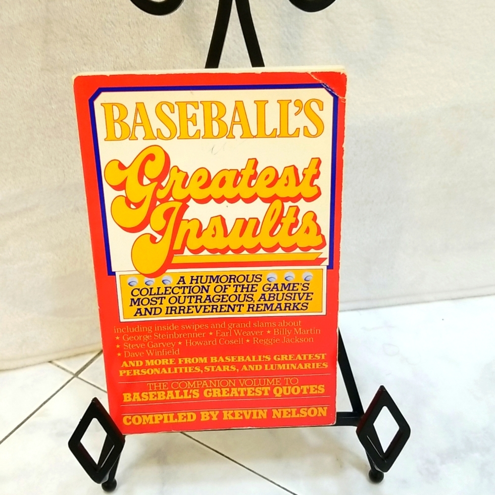 Book:Baseball's  Greatest  Insults Compiled by Kevin Nelson